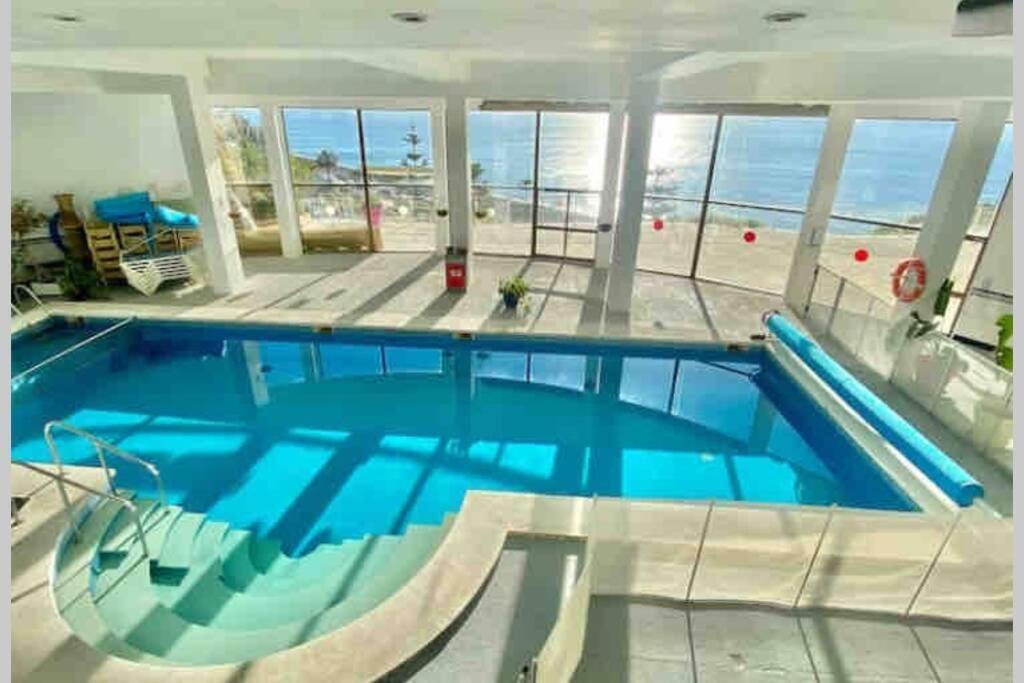 Amazing Frontline Sea Views Studio Apartment Castillo Del Vigia Torremolinos Exterior foto
