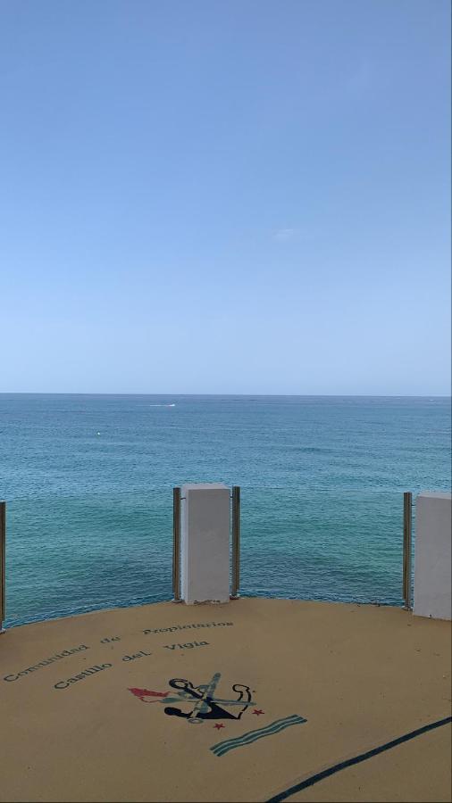 Amazing Frontline Sea Views Studio Apartment Castillo Del Vigia Torremolinos Exterior foto