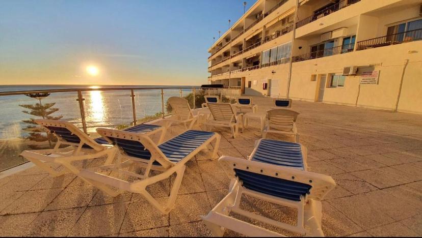 Amazing Frontline Sea Views Studio Apartment Castillo Del Vigia Torremolinos Exterior foto